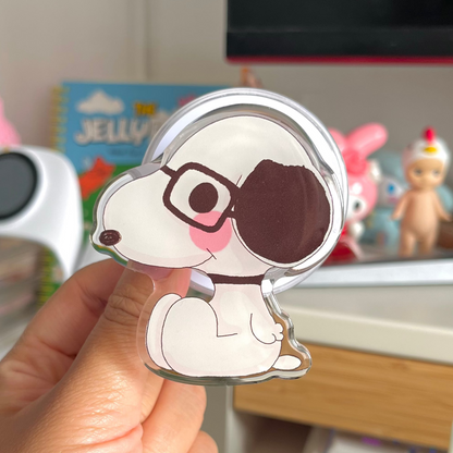 Cartoon Puppy Magnetic Phone Holder