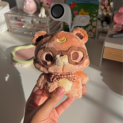 Pluto the Bear Plushie Keychain