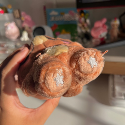 Pluto the Bear Plushie Keychain