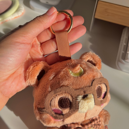 Pluto the Bear Plushie Keychain