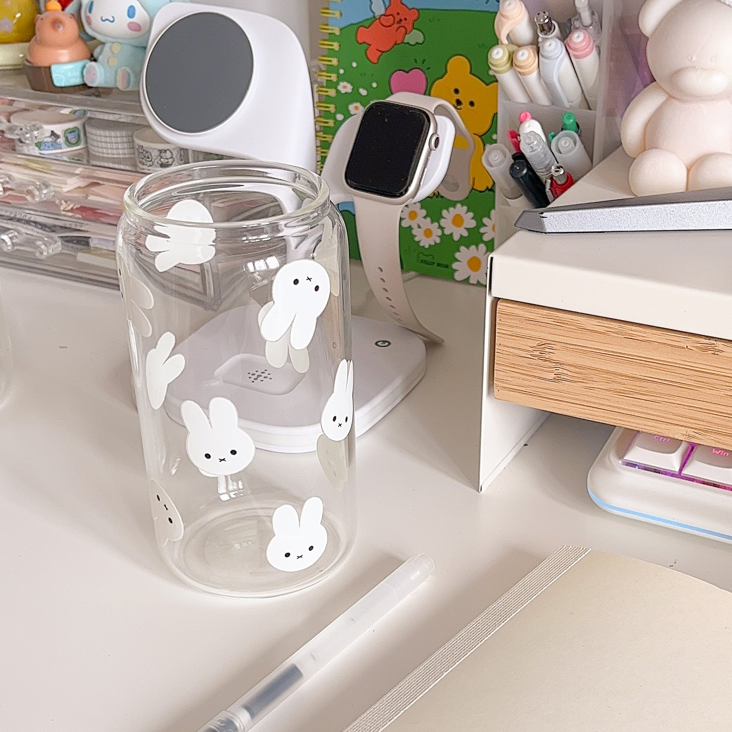 Bunny Glass Tumbler