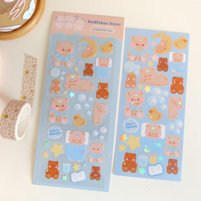 Bedtime Bear Deco Sticker Sheet