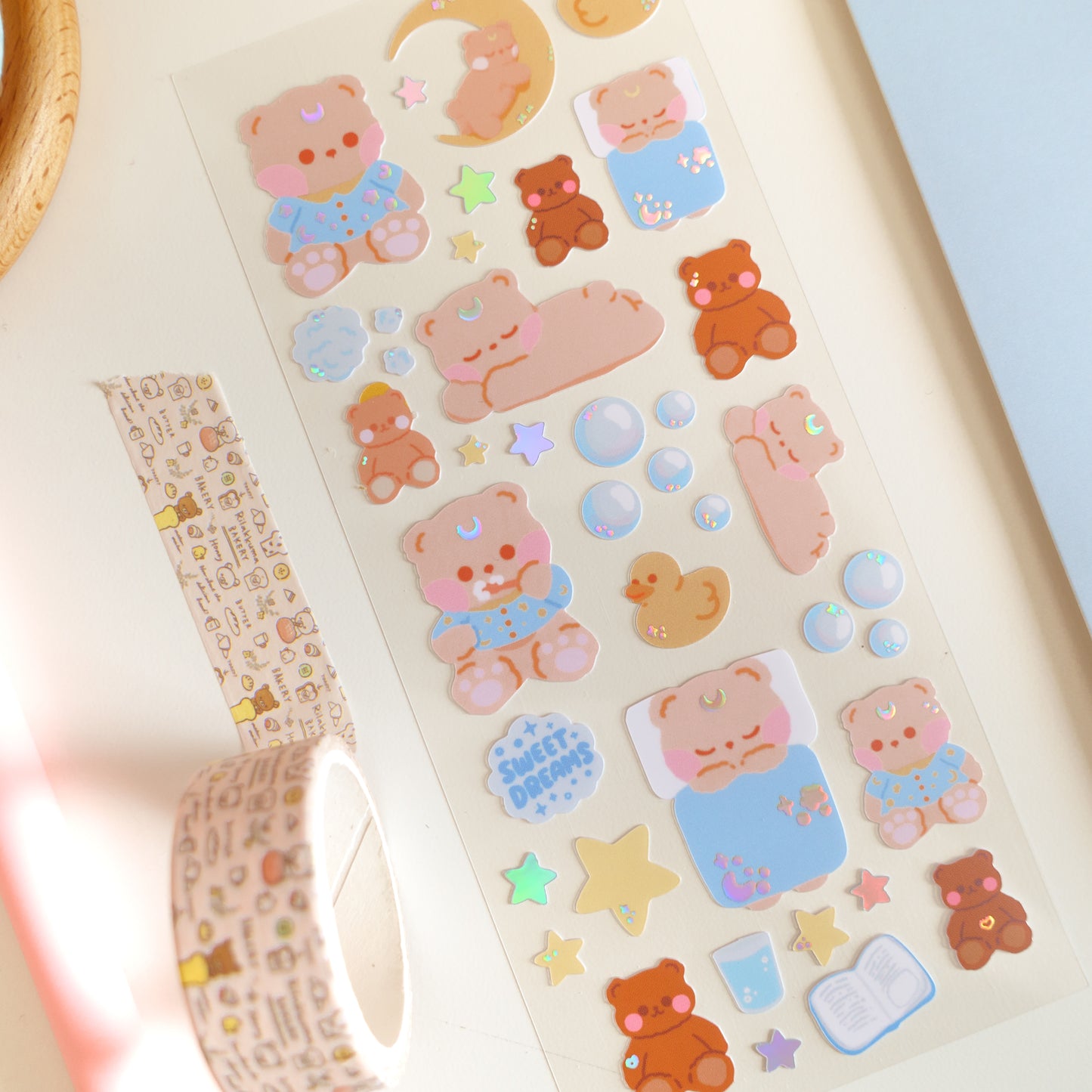 Bedtime Bear Deco Sticker Sheet