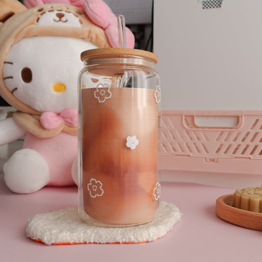 Sakura Clear Glass Tumbler