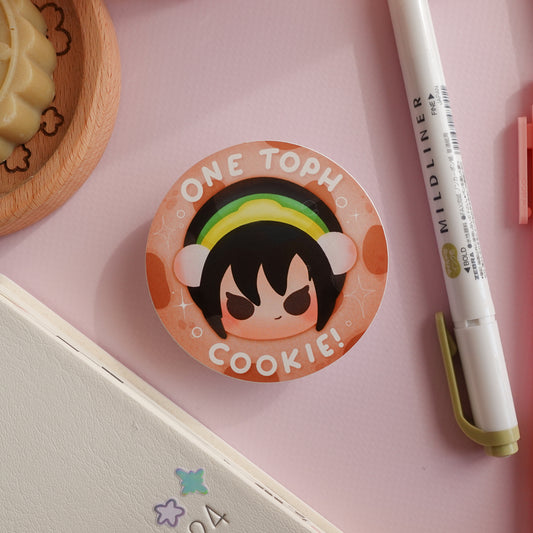 One Toph Cookie Sticker