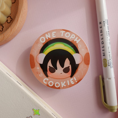 One Toph Cookie Sticker