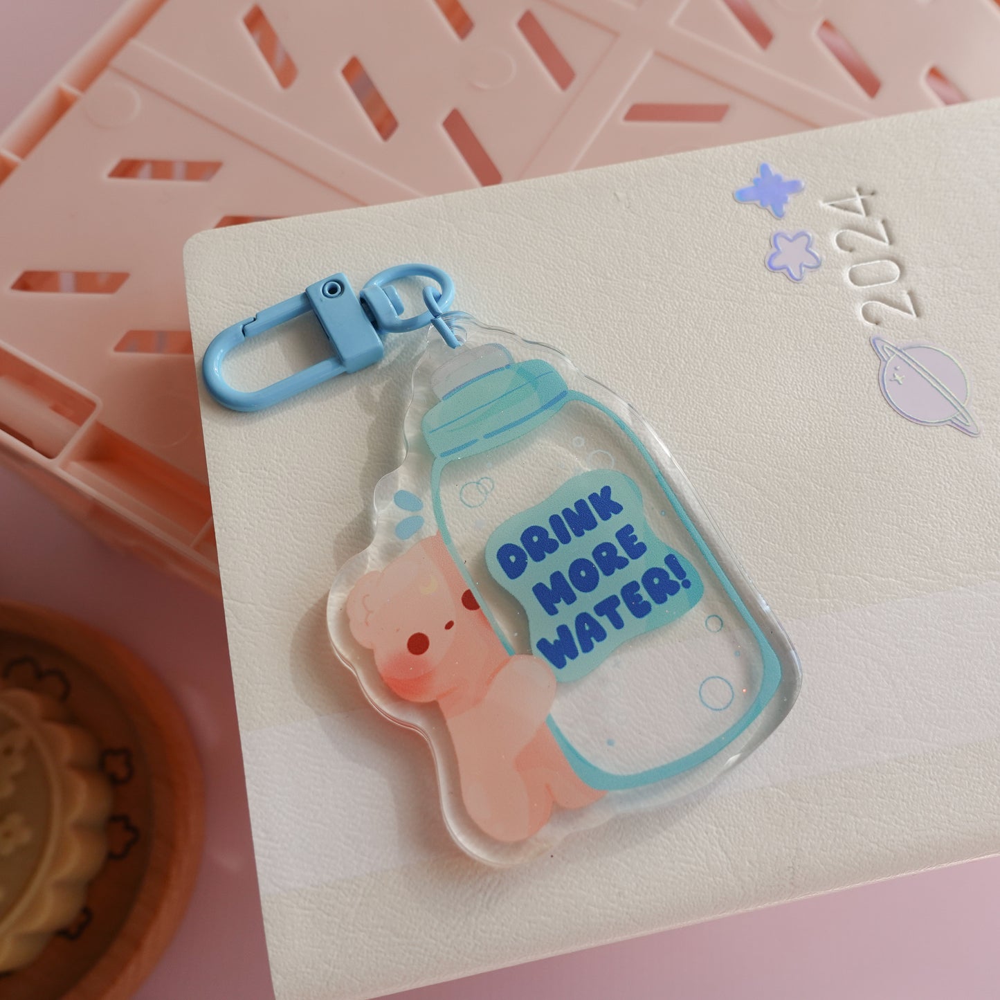 Drink More Water Keychain