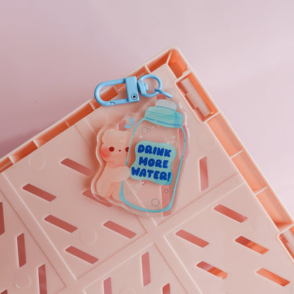 Drink More Water Keychain