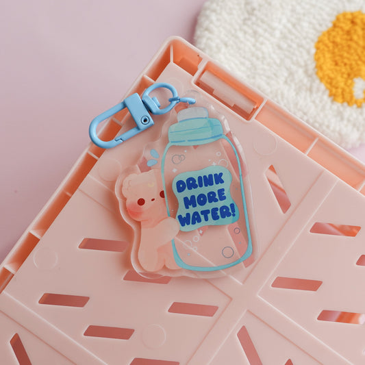 Drink More Water Keychain