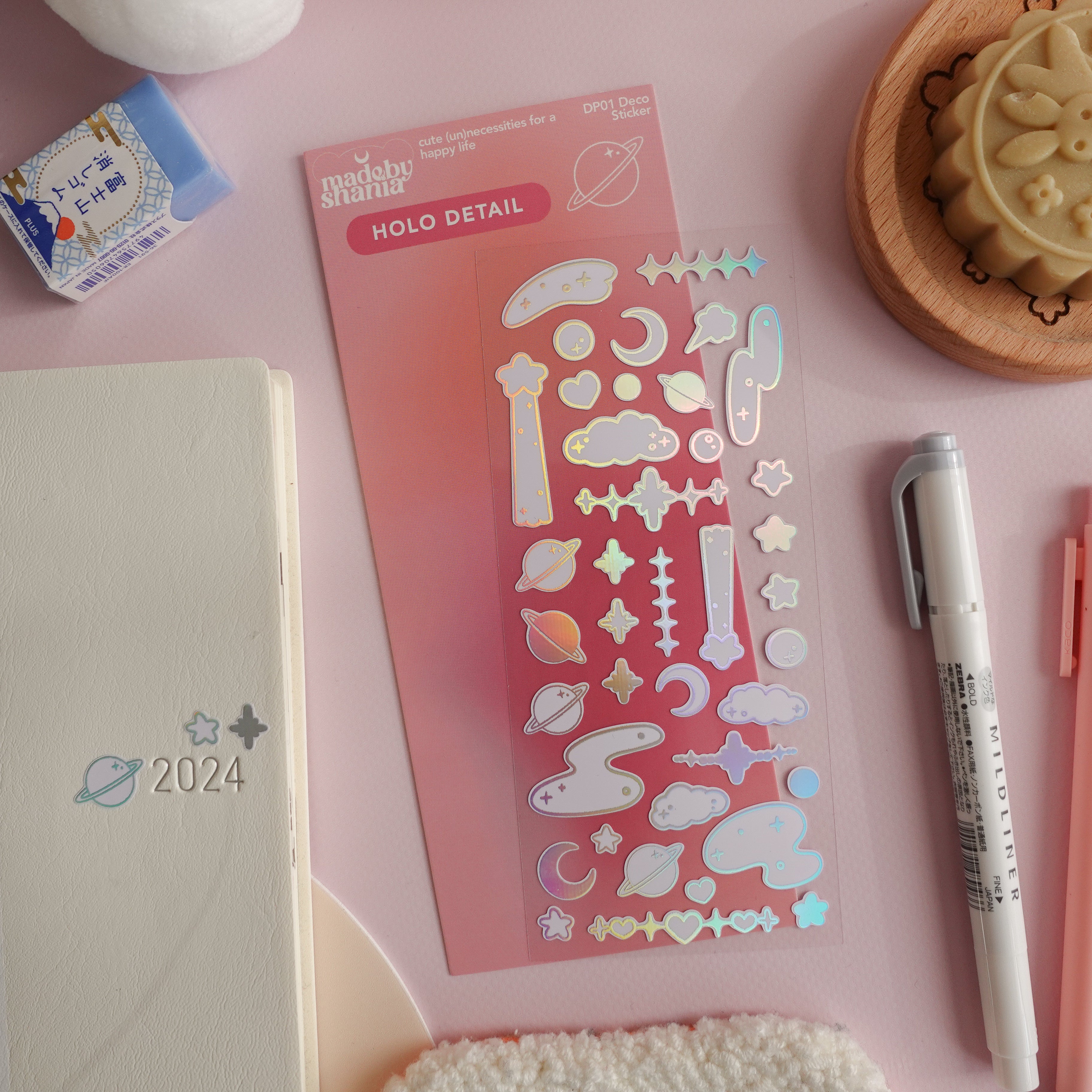Holo Details Deco Sticker Sheet – madebyshania