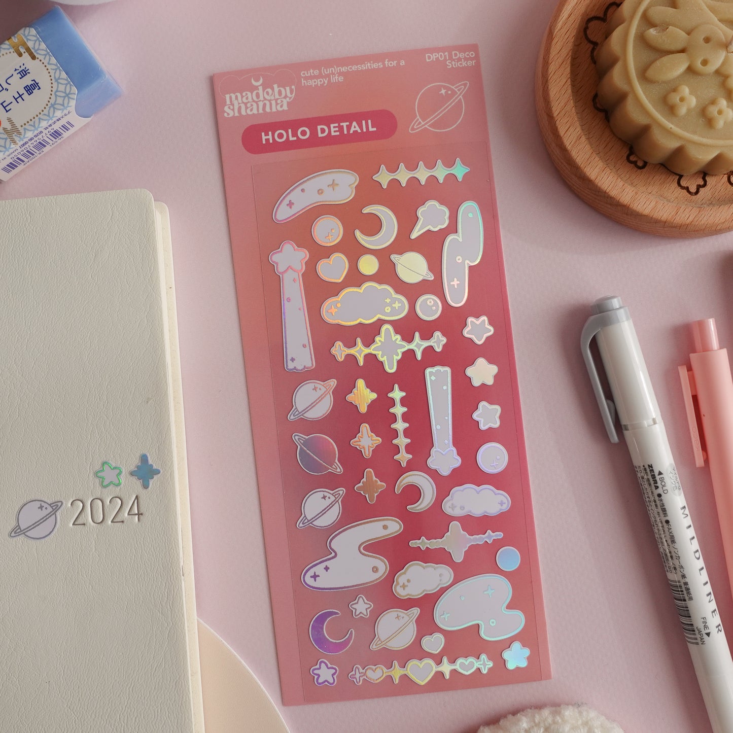 Holo Details Deco Sticker Sheet