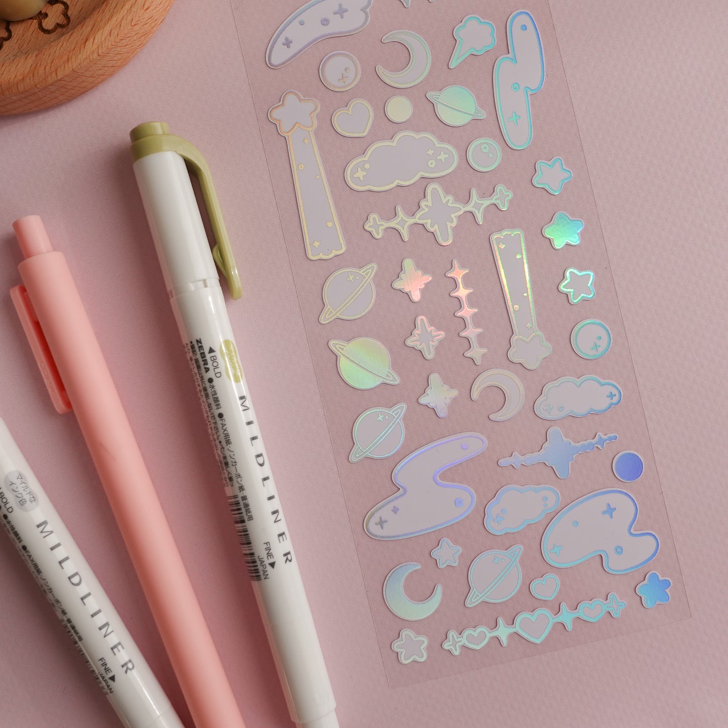 Holo Details Deco Sticker Sheet