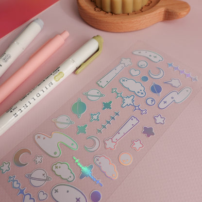 Holo Details Deco Sticker Sheet