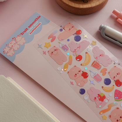 Fruit Smoothie Deco Sticker Sheet