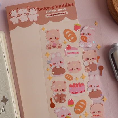 Bakery Buddies Deco Sticker Sheet