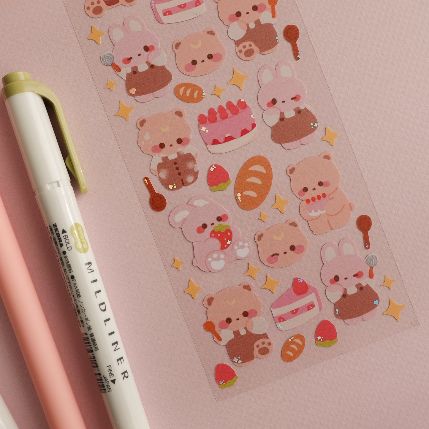 Bakery Buddies Deco Sticker Sheet