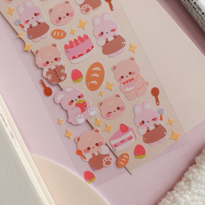 Bakery Buddies Deco Sticker Sheet