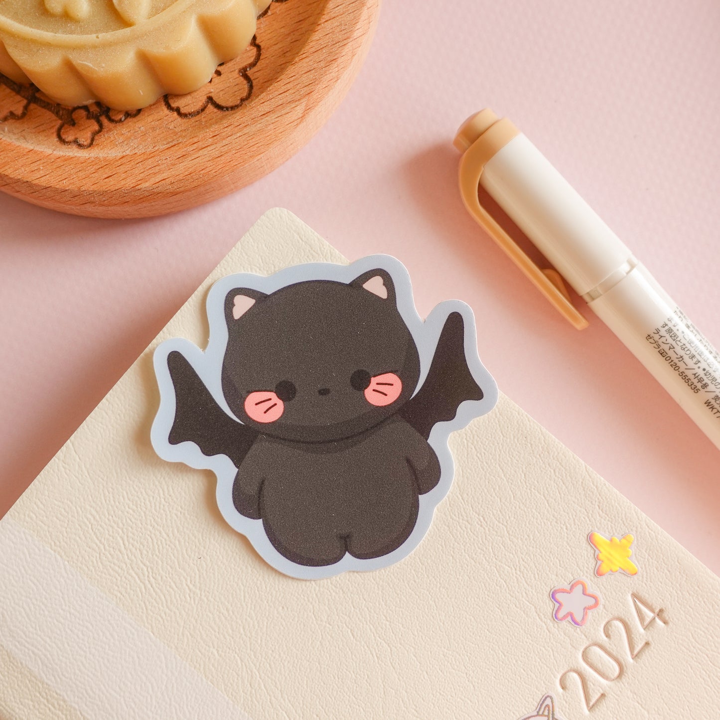 (LIMITED EDITION) Bat Cat Sticker