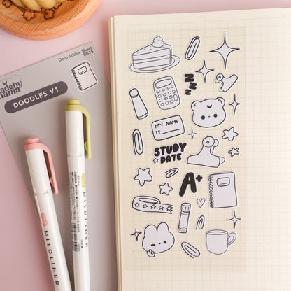 Doodles V1 Deco Sticker Sheet