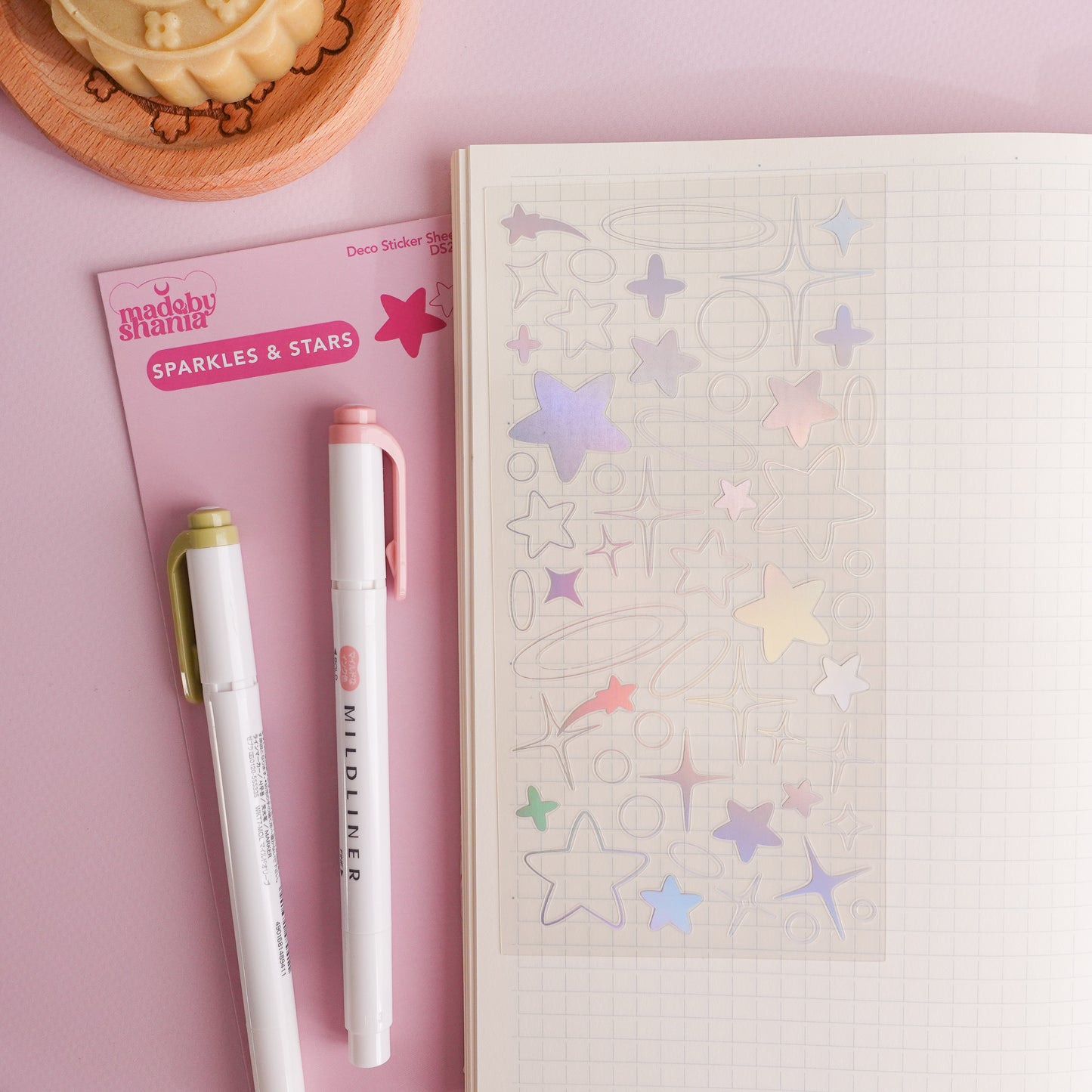 Sparkles & Stars Deco Sticker Sheet