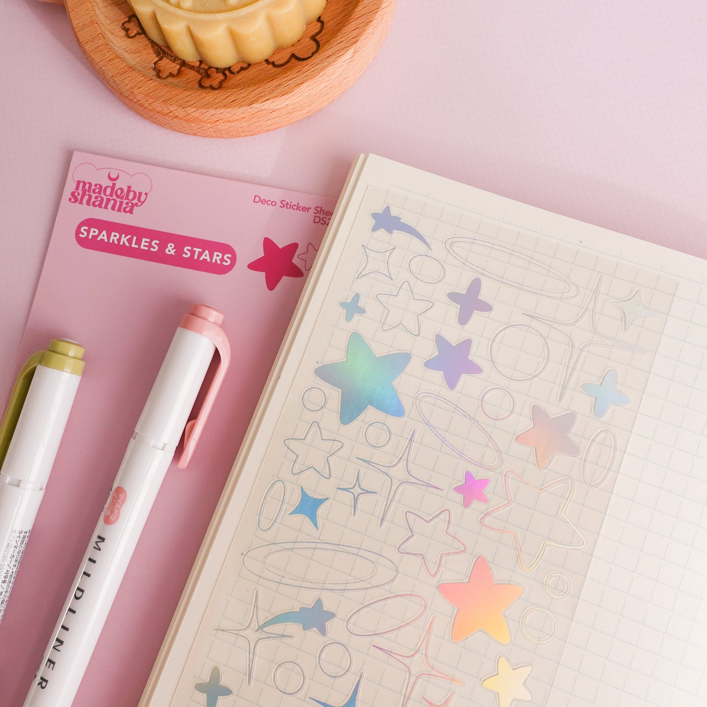 Sparkles & Stars Deco Sticker Sheet