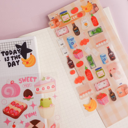 Grocery Deco Sticker Sheet