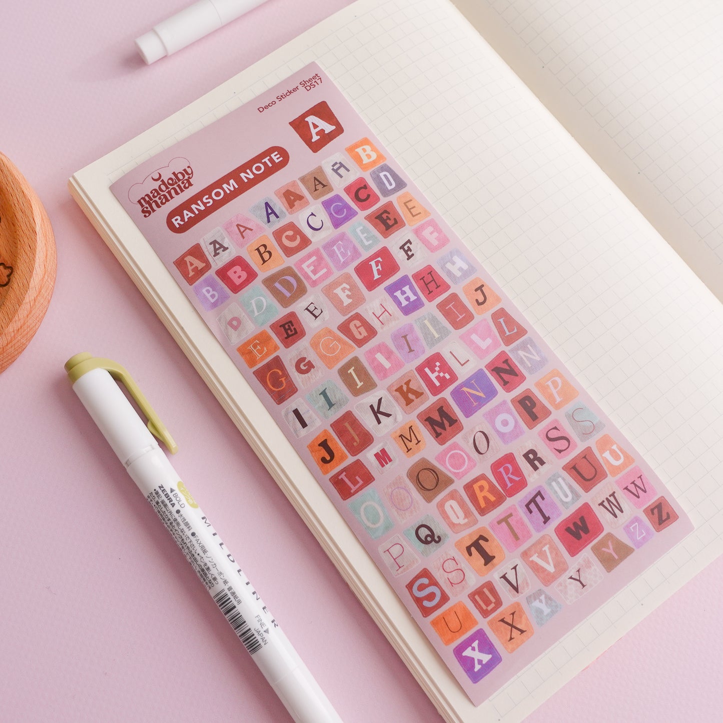 Ransom Note (Letters) Deco Sticker Sheet