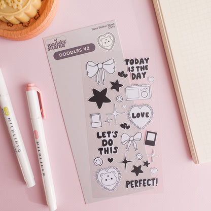 Doodles V2 Deco Sticker Sheet