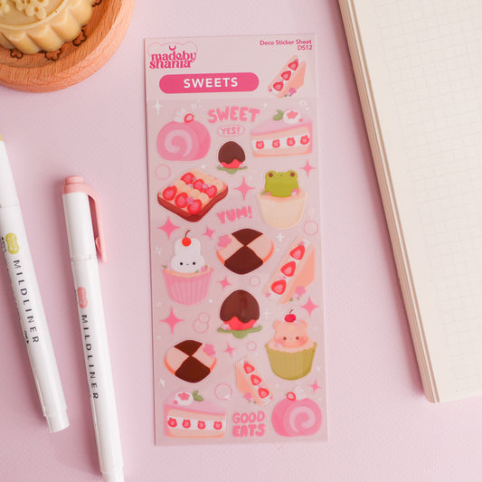 Sweets Deco Sticker Sheet