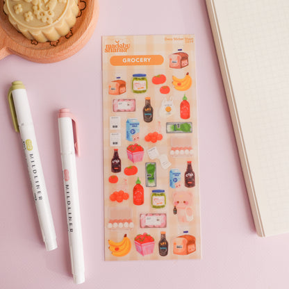 Grocery Deco Sticker Sheet