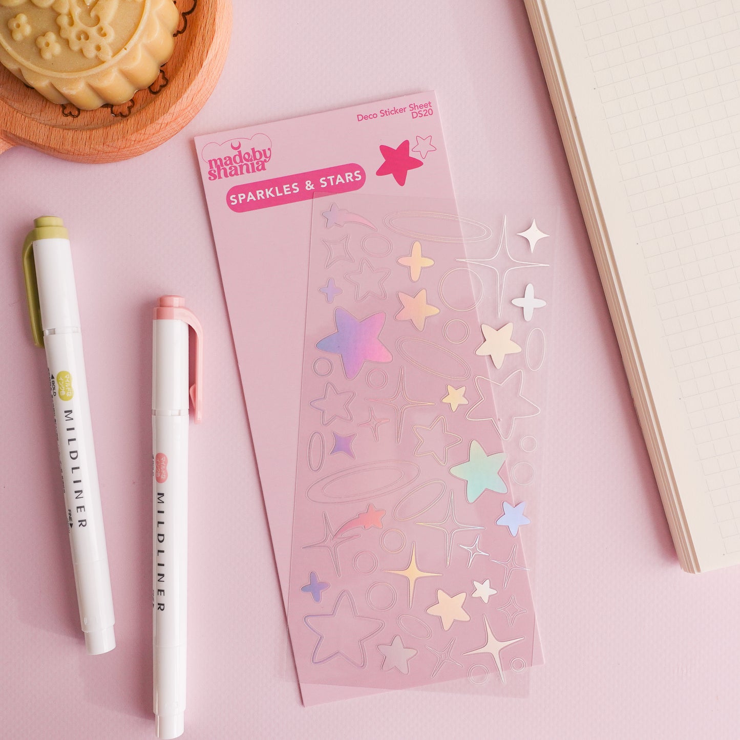 Sparkles & Stars Deco Sticker Sheet