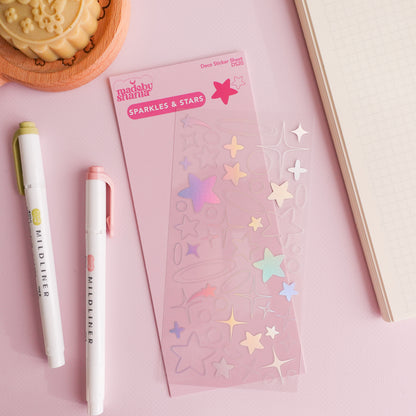 Sparkles & Stars Deco Sticker Sheet