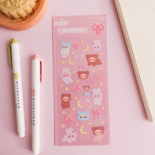 Slumber Party Deco Sticker Sheet