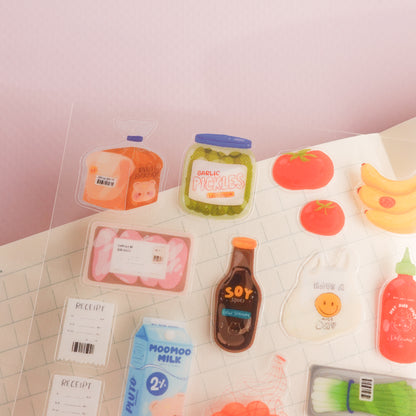 Grocery Deco Sticker Sheet