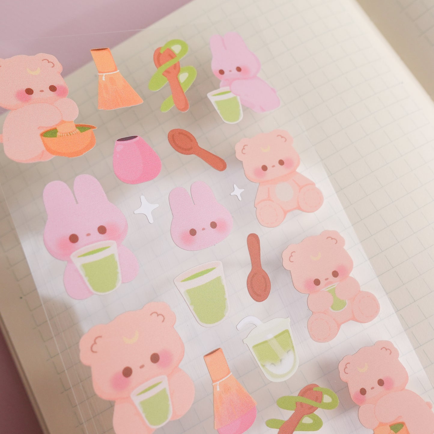 Making Matcha Deco Sticker Sheet