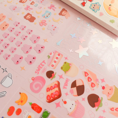 Sparkles & Stars Deco Sticker Sheet