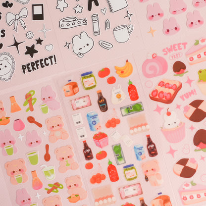 Making Matcha Deco Sticker Sheet