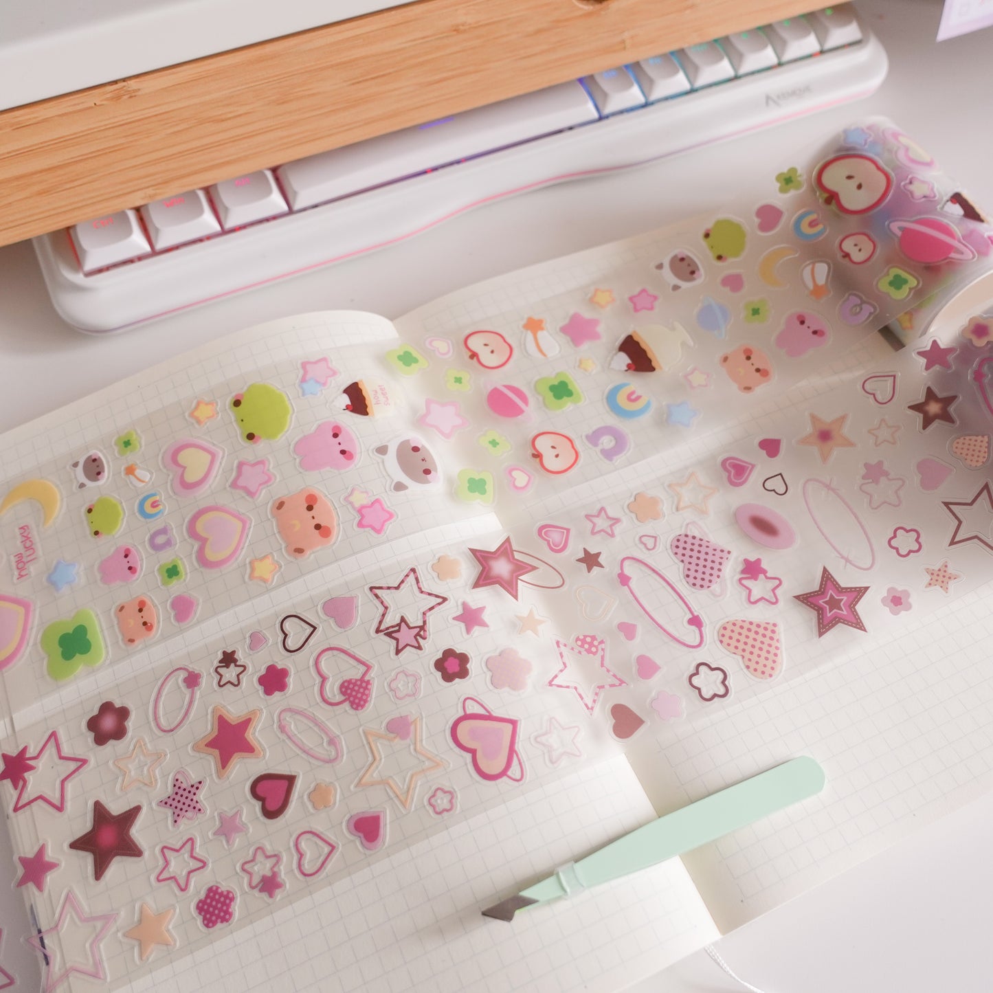 Neapolitan Deco Sticker Roll (Large)