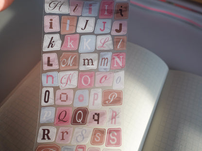 Letters Sticker Roll (Large)