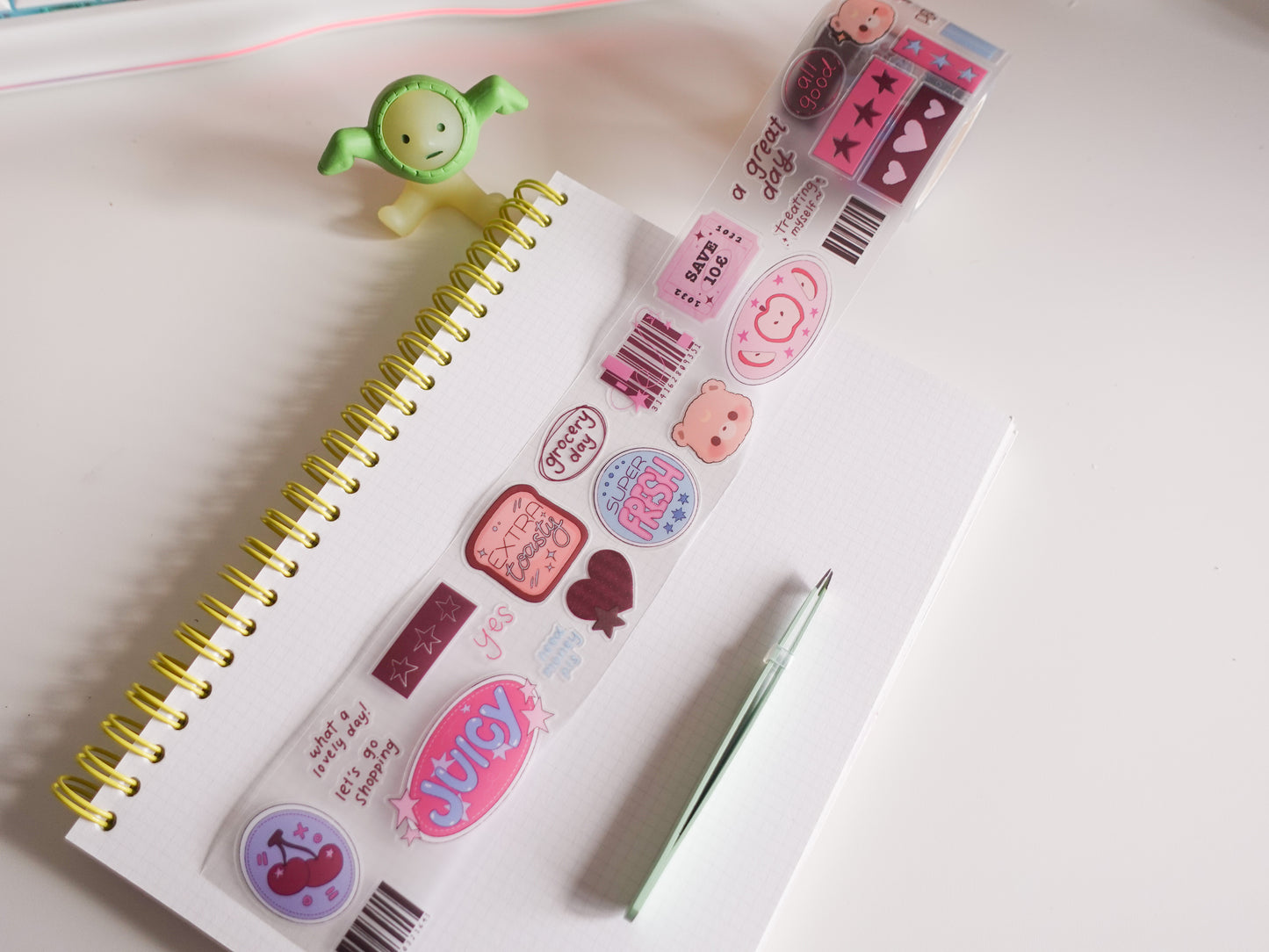 Retro Market Sticker Roll (Medium)