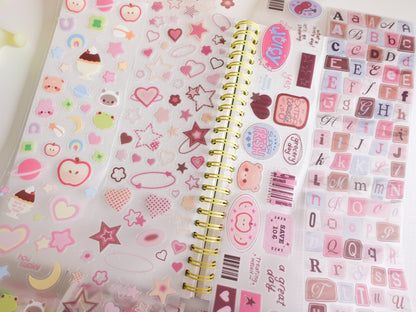 Retro Market Sticker Roll (Medium)