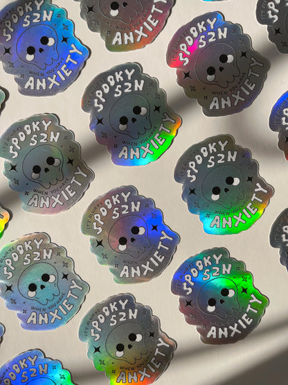 Everyday is Spooky Season Holographic Sticker